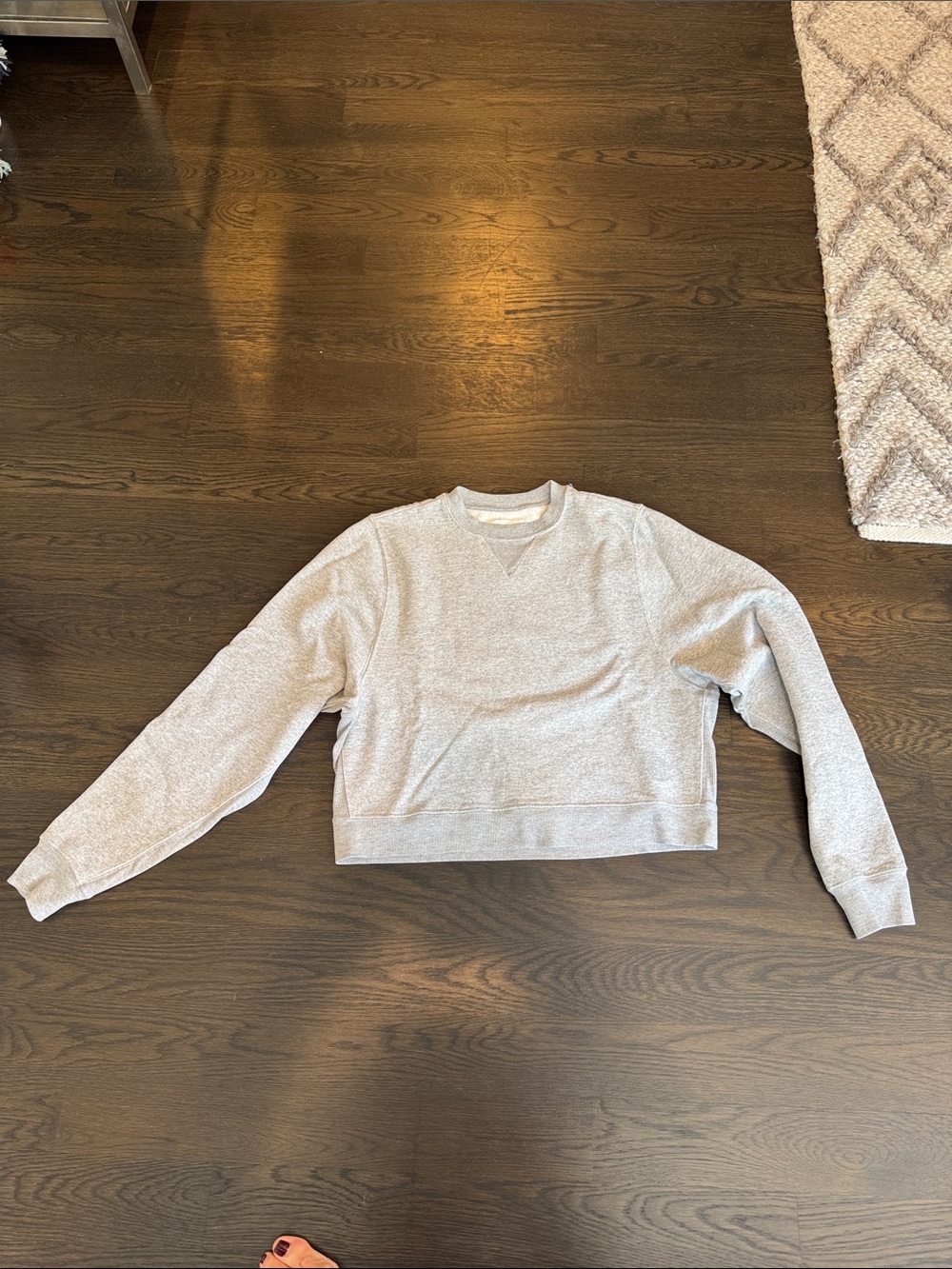 Madewell Light Gray Crewneck Sweatshirt